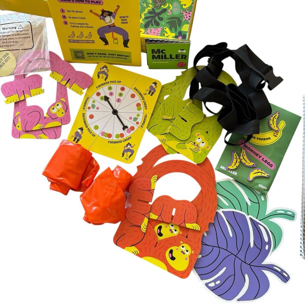 It’s Bananas! the Monkey Tail Game for Kids, Teens and Tipsy Adults, Family fun - Picture 3 of 12